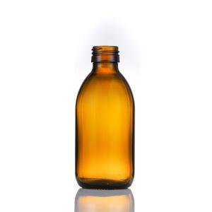 200ml 250ml Round Empty Glass Syrup Bottles,Medical Liquid Glass Bottle