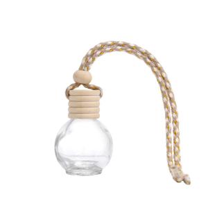 product image 8ml Glass Bottle Hanging Air Freshener Essential Oil Perfume Car Diffuser Bottle SK-CADB020