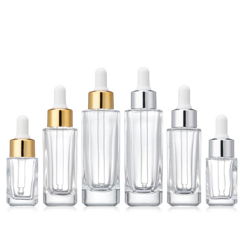 Essential Oil Glass Bottle (Square)