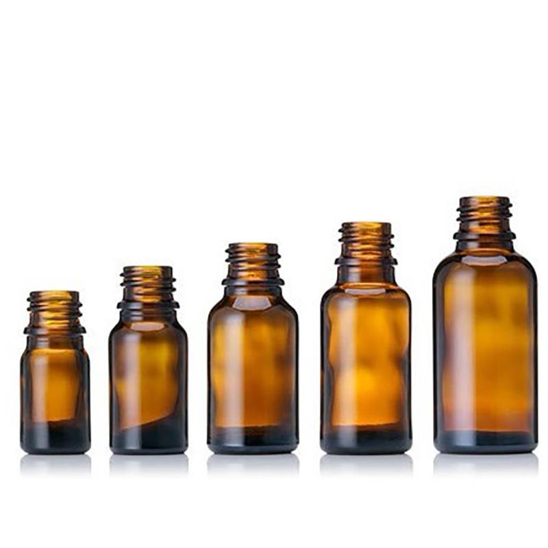 Amber Glass Essential Oil Dropper Bottle,18/410 Cosmetic Bottle 