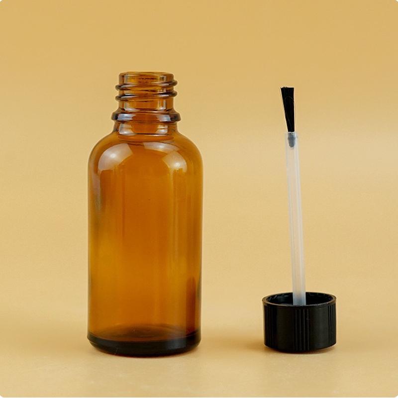 Amber Glass Essential Oil Dropper Bottle,18/410 Cosmetic Bottle 
