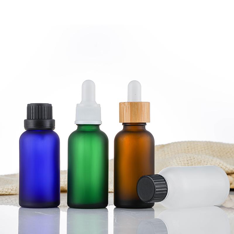 100ml Frosted Amber Empty Essential Oil Glass Bottle