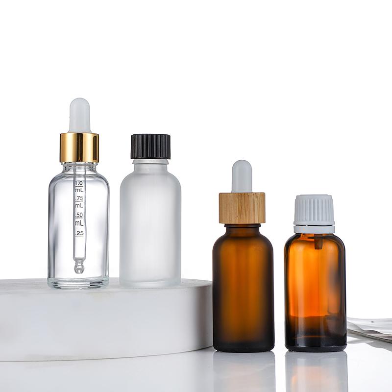 50ml Clear Empty Glass Dropper Bottles, Essential Oil Bottle
