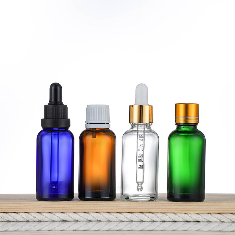 50ml Clear Empty Glass Dropper Bottles, Essential Oil Bottle