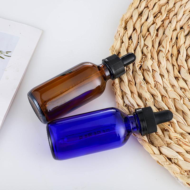 Amber Empty Glass Dropper Bottles,18mm Essential Oil Bottle