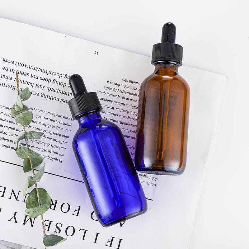 Amber Empty Glass Dropper Bottles,18mm Essential Oil Bottle