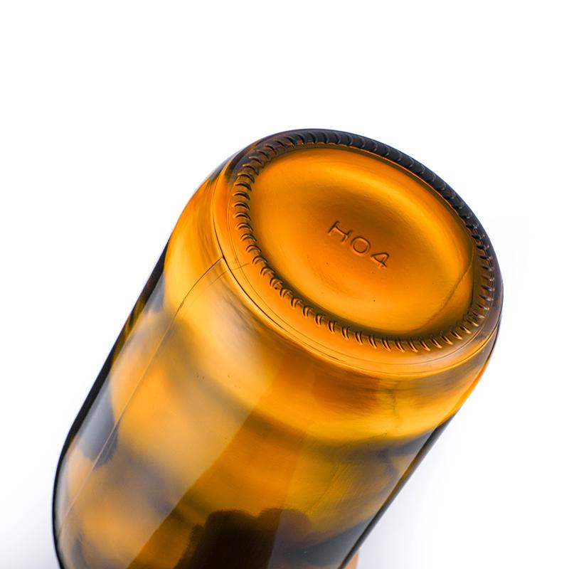 500ml Amber Pharma Oral Liquid Glass Bottle,Round Bottle for Medicine Liquid Syrup