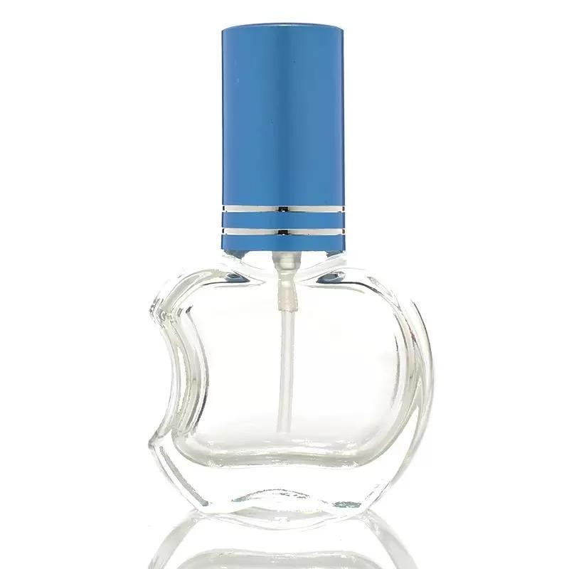 Empty Apple Shaped Glass Bottle, 10ml Perfume Diffuser Bottle
