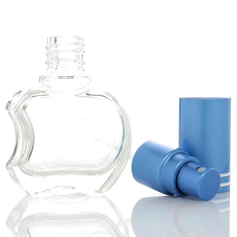 Empty Apple Shaped Glass Bottle, 10ml Perfume Diffuser Bottle