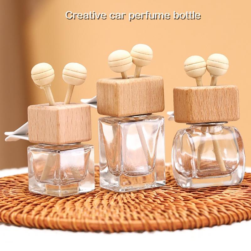 10ml Transparent Glass Car Aromatherapy Bottle for Cosmetic Use