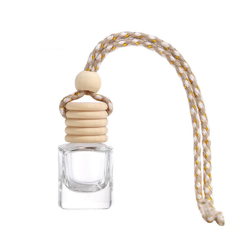 5ml Portable Glass Mini Perfume Bottle Aromatherapy Car Hanging Perfume Diffuser Bottles