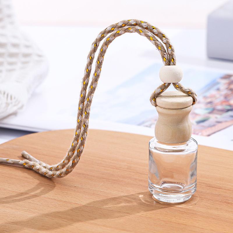 5ml Portable Glass Mini Perfume Bottle Aromatherapy Car Hanging Perfume Diffuser Bottles