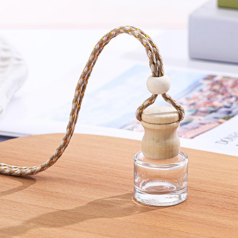 5ml Portable Glass Mini Perfume Bottle Aromatherapy Car Hanging Perfume Diffuser Bottles