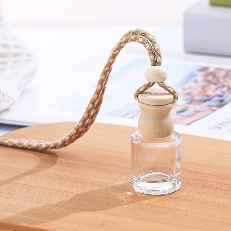 5ml Portable Glass Mini Perfume Bottle Aromatherapy Car Hanging Perfume Diffuser Bottles