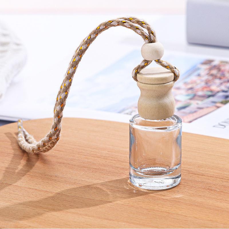 5ml Portable Glass Mini Perfume Bottle Aromatherapy Car Hanging Perfume Diffuser Bottles