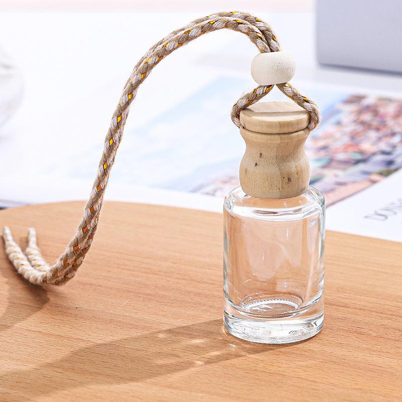 5ml Portable Glass Mini Perfume Bottle Aromatherapy Car Hanging Perfume Diffuser Bottles