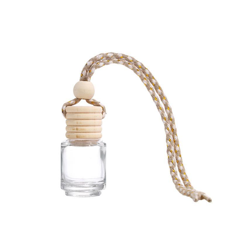 Cylinder Empty Glass Diffuser Bottle,5ml Transparent Glass Bottle