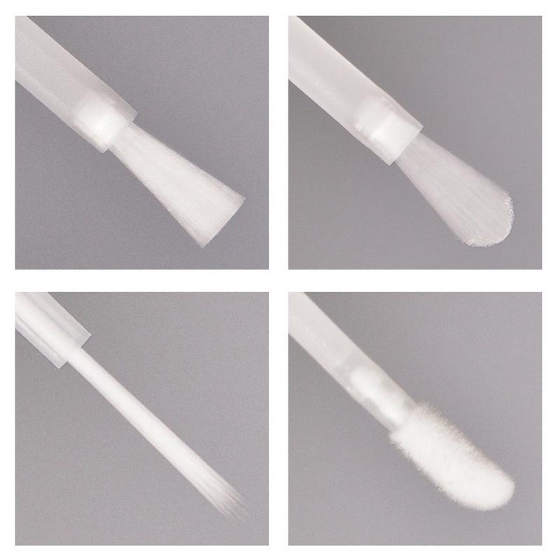 Clear Cylinder 8ml Glass Nail Polish Bottle with Brush Empty Nail Gel Bottles