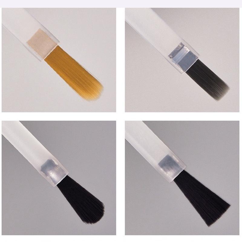 6ml Clear Thick Bottom Glass Nail Polish Bottles Cosmetic Essential Oil Bottles with Brush Lid