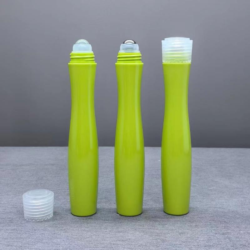 20ml Wholesale Green Injection Plastic Roll on Bottle for Eye Cream Cosmetic Skin Care