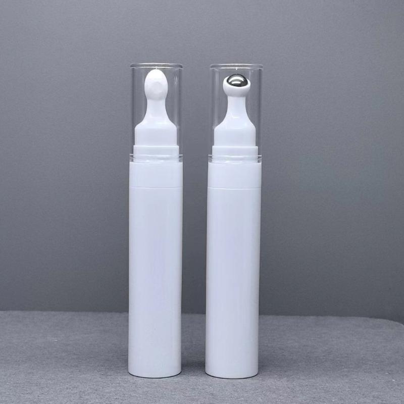  50ml PET  Airless Bottle with Ball for Eye Cream Cosmetic Packaging