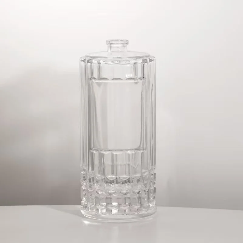 100ml Cylinder Atomizer Perfume Glass Bottle with Sprayer Pump