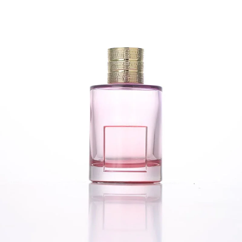 product image 100ml Cylinder Glass Perfume Bottles, Empty Cosmetic Bottle SK-PGB100H