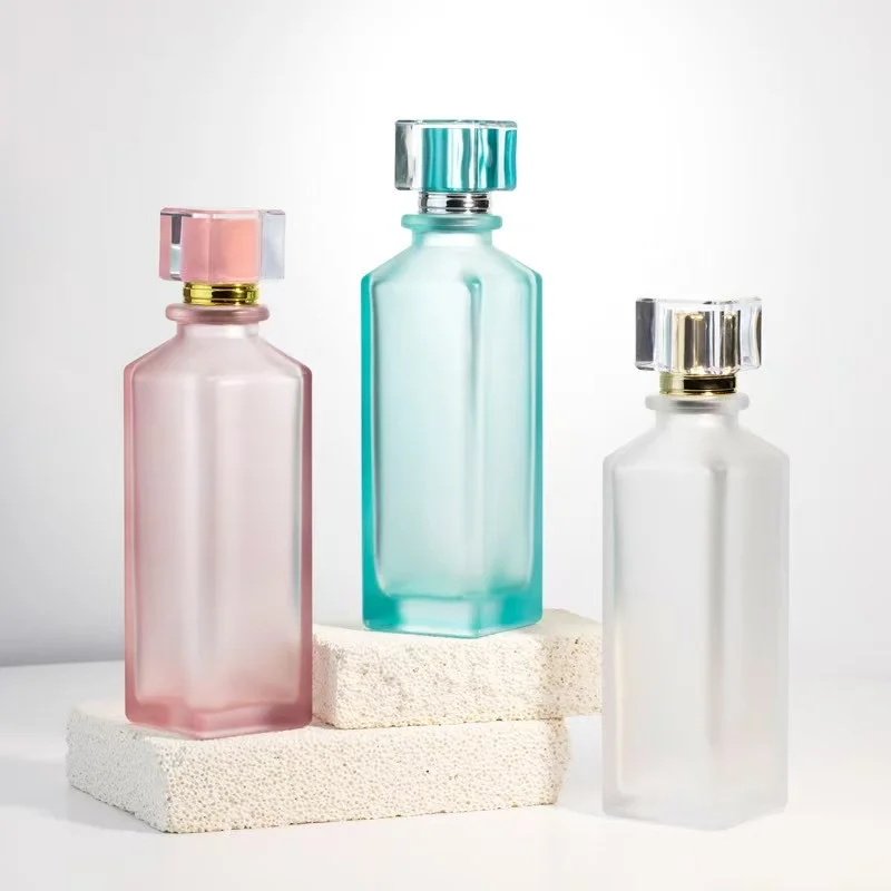 product image 200ml Crystal Empty Perfume Atomizer Glass Bottle with Sprayer SK-PGB200A
