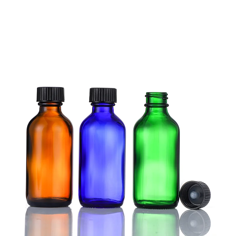 240ml Original Green Boston Cosmetic Glass Dropper Bottles