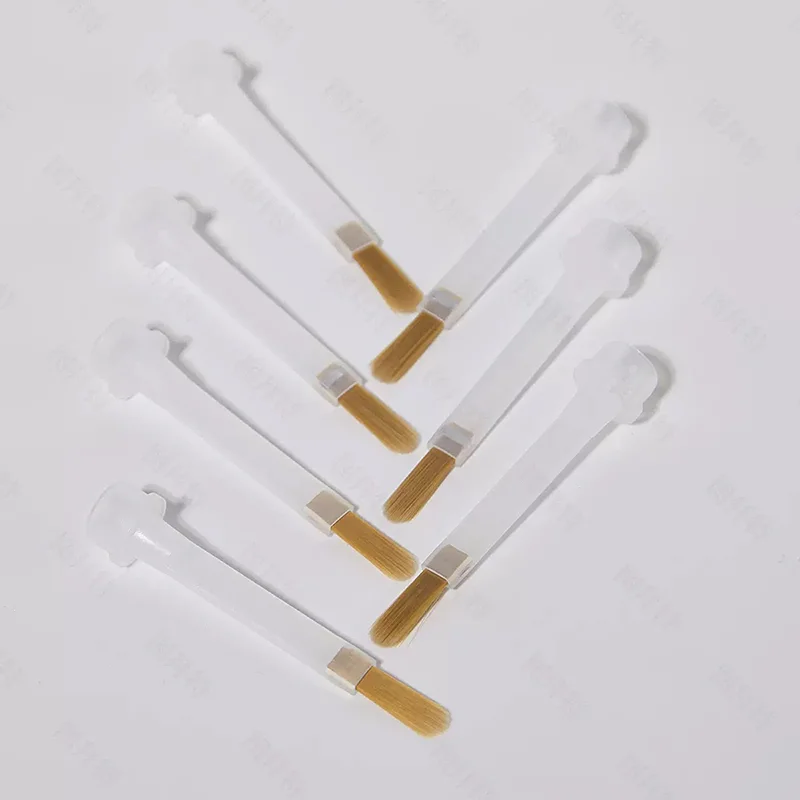 Clear Cylinder 8ml Glass Nail Polish Bottle with Brush Empty Nail Gel Bottles