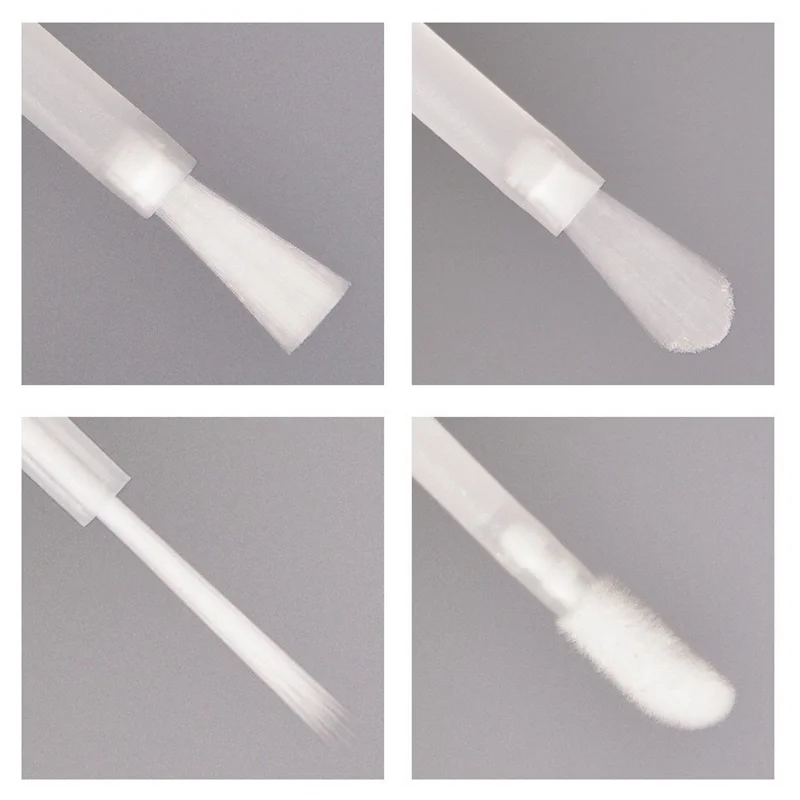product image 6ml Clear Thick Bottom Glass Nail Polish Bottles Cosmetic Essential Oil Bottles with Brush Lid SK-NPGB006