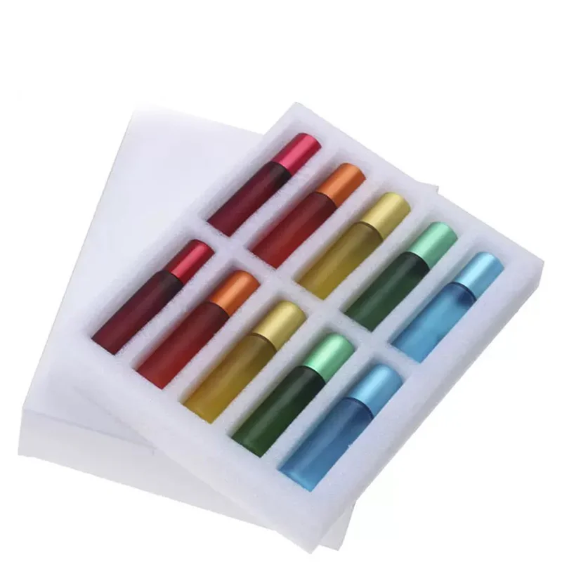 Empty Roller Ball Glass Roll on Bottle 10ML Perfume Aromatherapy Essential Oils Bottle