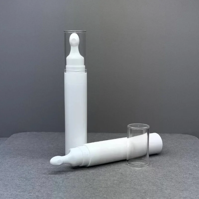  50ml PET  Airless Bottle with Ball for Eye Cream Cosmetic Packaging