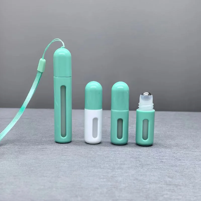 5ml 10ml 15ml Perfume Oil Stainless Steel Roll on Plastics Bottle