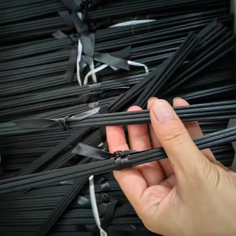 Wholesale Black Fibre Sticks Reed Diffuser Sticks