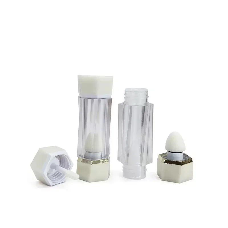 Unique 8ML Purple Double-Ended Blush and Lip Gloss Tube 6ML New Plastic Cosmetic Packaging Tubes