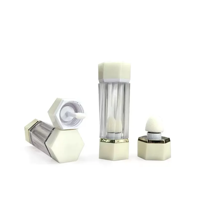 Unique 8ML Purple Double-Ended Blush and Lip Gloss Tube 6ML New Plastic Cosmetic Packaging Tubes