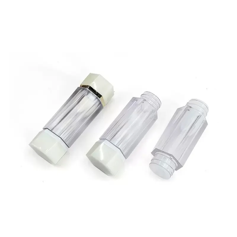 Unique 8ML Purple Double-Ended Blush and Lip Gloss Tube 6ML New Plastic Cosmetic Packaging Tubes