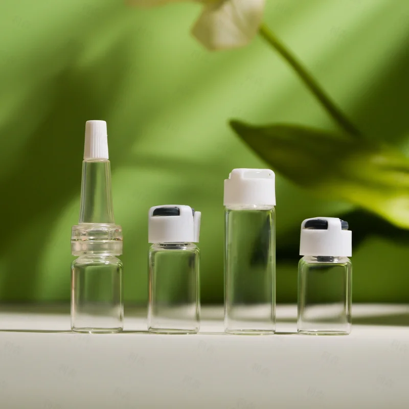3ML Amber Glass Tube Bottle Freeze-Dries Powder Ampoules 5ml 10ml Dry Powder Tube Bottles with Silicone Cork