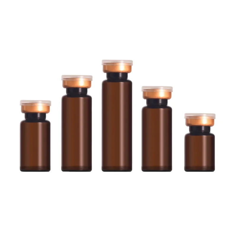 Empty Amber Medical Penicillin Bottle 3ml 5ml Injection Vials