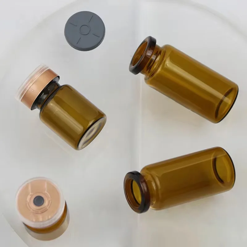 Empty Amber Medical Penicillin Bottle 3ml 5ml Injection Vials