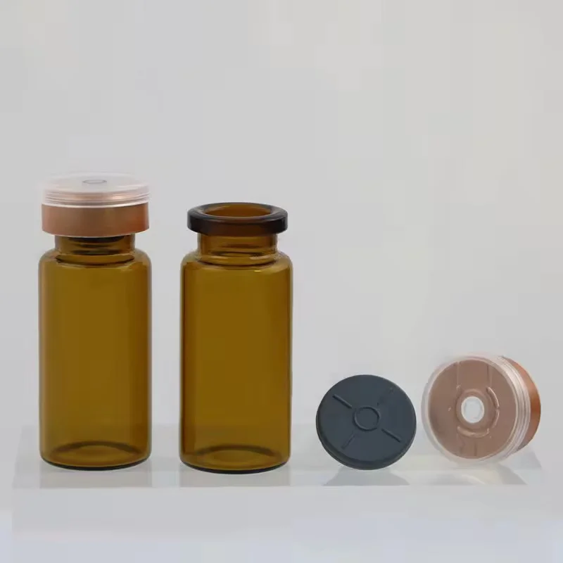 Empty Amber Medical Penicillin Bottle 3ml 5ml Injection Vials