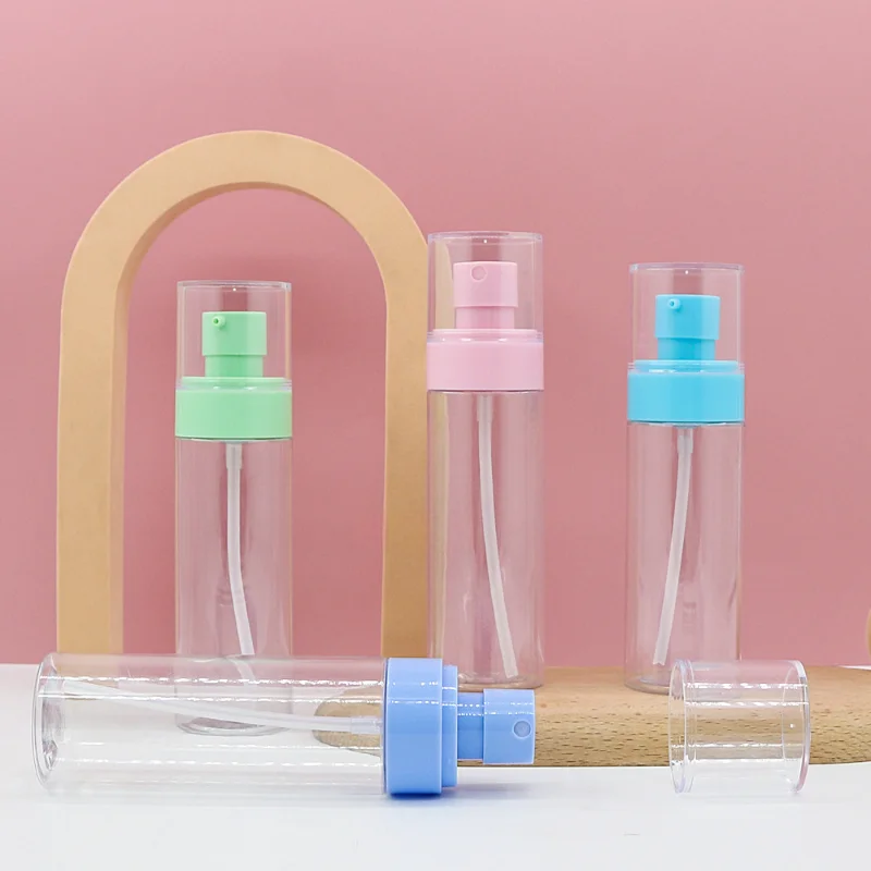 100ml 120ml Empty Plastic Skincare Lotion Pump Bottle Wholesale White Transparent Toner