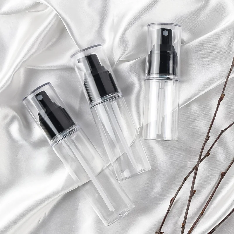 High-Mist 24mm Full-Cover Press PET Sprayer 50ML 60ML 80ML for Face Makeup Setting & Custom Craft