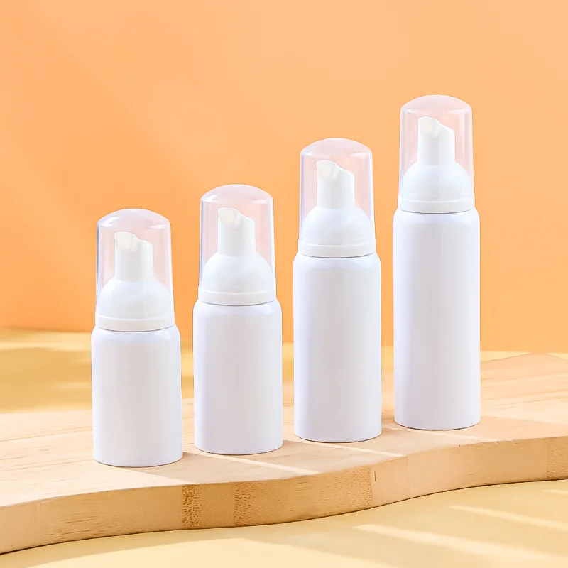 Empty Factory Foaming PET Plastic Lash Shampoo Bottles 80ml 100ml with Pump Sprayer for False Eyelashes and Eyelash Extension Soap