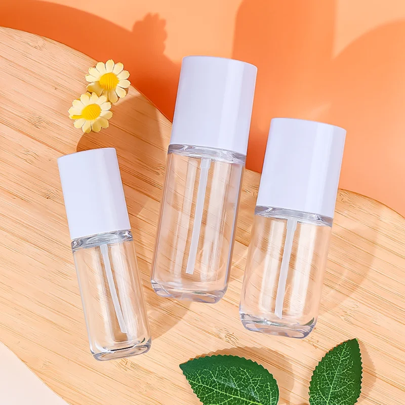 Custom Luxury Small Thick Wall PETG 80ml 100ml 120ml Cosmetic Packaging Plastic Serum Lotion Pump Bottle Travel Size