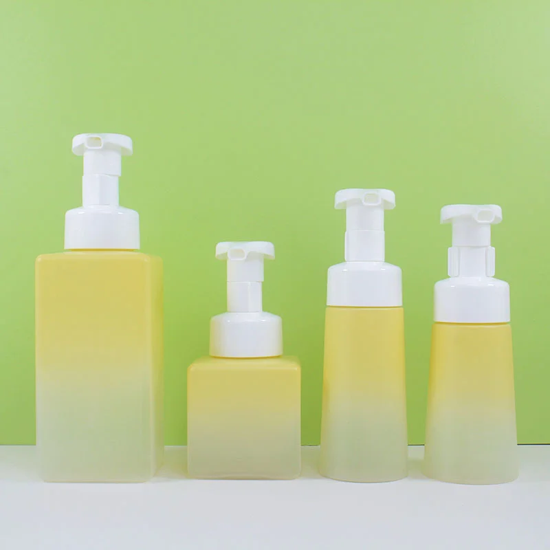 Cosmetic Plastic Cleaning Packaging 150ML Plastic Foam Dispenser Pump Foaming Liquid Soap Pump Packaging Bottle