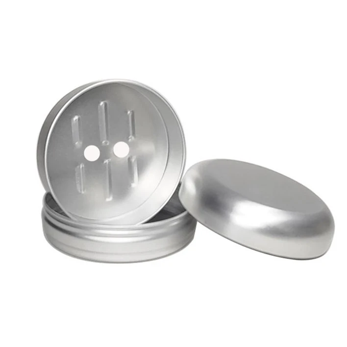 77*32 mm Round Aluminum Soap Tin Container Empty Containers for Soap