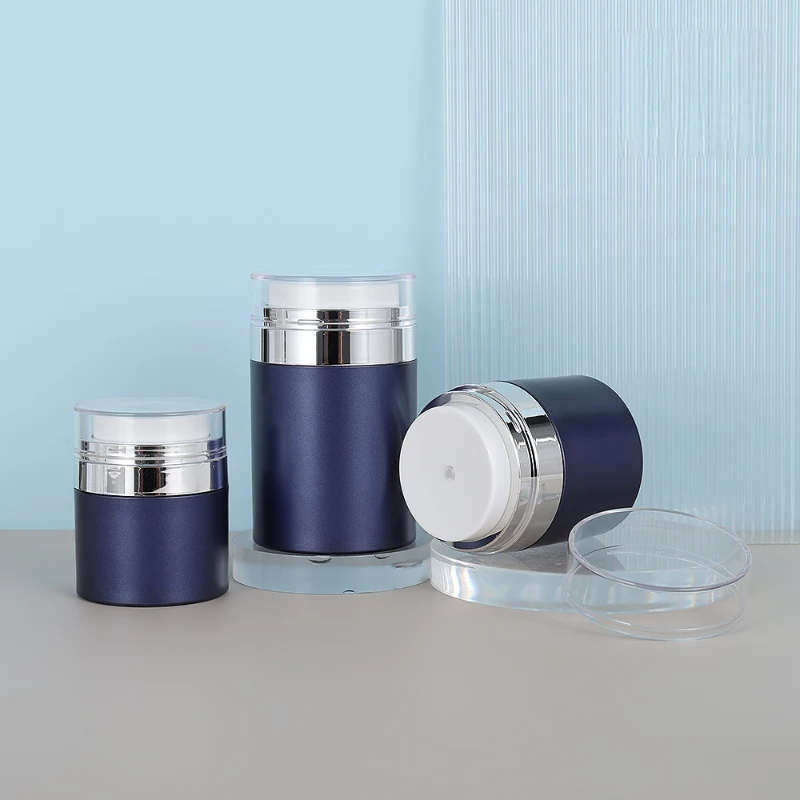 Empty AS Airless Pump Cream Jar OEM 30g 50g Cosmetics Skin Care Cream Jar Bottle with Airless Pump