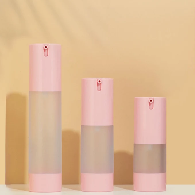 U-shaped Vacuum Bottle Separator Cream 15ml 30ml 50ml AS Cosmetic Lotion Dispensing Bottle Sunscreen Skin Care Bottle